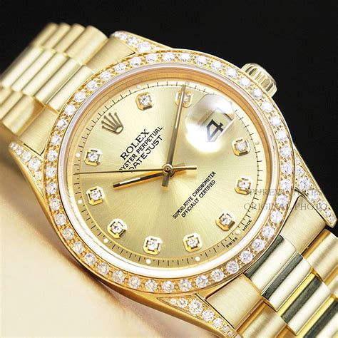 rolex gold mens|Rolex 18k gold watch price.